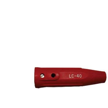 Powerweld Replacement Sleeve for LC40 Cable Connector, Red LS40R